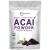 Organic Freeze-Dried Acai Powder 8oz, Sustainably Grown in Brazilian Amazon, 100% Pure Berry Pulp, Raw, Bulk, No Filler, No additives, Great for Acai Bowls, Yogurt, Smoothies, and More
