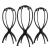 Dreamlover Wig Stand, Wig Head Stand for Multiple Wigs, Black, 3 Pack 14.2 Inch (Pack of 3) Black