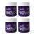 4x La Riche Directions Semi-Permanent Hair Color 100ml Tub - Deep Purple Deep Purple 100 ml (Pack of 4)
