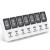 OPRET German tablet box 7 days 2 compartments in the evening removable Pill dose 7 days 2 compartments pill box medication box 7 days tablets weekly box tablet box tablet box 14 compartments black white