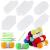 Pllieay 60 Pieces Mesh Plastic Canvas Kit Including 6 Shapes 3 Inch Clear Plastic Canvas, 12 Colors Acrylic Yarn and Tools for Embroidery Plastic Canvas Craft, Knit and Crochet Projects
