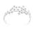 NSLS Bling Rhinestone Star Crown Headbands for Women Teens Girls Birthday Wedding Silver Star Tiara Bridal Hair Pieces