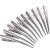 Loneedy 10-Pack duckball hair clips with teeth metal alligator curl clips with holes for hair styling non-slip hair clips hair handle diy accessories (l-silver) 1 piece (10 pack) silver