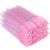 300PCS Crystal Eyelash Mascara Brushes Wands Applicator Makeup Kits (Pink) Pink 300 Count (Pack of 1)