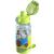 HABA 304486-drinking bottle tractor 400ml children's drinking bottle with a tractor motif in green for kindergarten or school BPA free plastic dishwasher-safe light green
