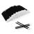 Yokilly 300 PCS Lip Brush Disposable Lip Wands Lip Mask Applicator Lip Brushes Disposable Makeup Brushes Set Lipstick Applicator Disposable Tool for Lips Eyes And Makeup Application Black