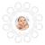 Vicloon 12 Pcs Silicone Baby Dummy Adapter Baby Dummy Pacifier Holder Clip Adapter Baby Pacifier Ring Holder Clip Adapter for Baby Boys Girls-Transparent 12Pcs-White