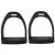 MOVKZACV Safety Stirrups 2Pcs Horse Riding Stirrups Lightweight Wide Track Equestrian Stirrups Treads with Non-slip Rubber Pad Equestrian Supplies for Childen/Adults(90 x 96 mm for Childen)