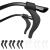 Diaonian 12 pieces 6 pairs of glasses holders ear glasses glasses slide stopper glasses slide stop anti -slip glasses brick glasses holder sports universal for glasses sunglasses reading glasses