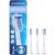 Demirmental Sensitive replacement brushes suitable for Philips Sonicare replacement brushes soft replacement brushes for gentle cleaning soft HX6053 HX6054 3 Set