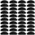 20 pairs of nose pads silicone self-adhesive thin slide-resistant nose pads glasses anti-slip glasses noses pad glasses cushion nose soft glasses pads nose pads for glasses sunglasses (black)