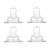 Mam 99964100 Teat Set Size X 4-Pack Packaging and Instructions in Foreign Language 4 Count (Pack of 1)