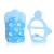 Vicloon Silicone Teething Mitt  2Pcs Baby Teething Mitten  Baby Teething Toy with Adjustable Strap  Crinkle Sound and Textured  Baby Teething Mitten Self Soothing Baby Chew Toys for 0-6month Infants Blue