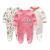 MAMIMAKA Baby Clothes Newborn Baby Grow Onesies Cotton Footed Pajamas for Boys and Girls 0-18 Months 3-6 Months Long Sleeve Color8