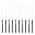 WLLHYF 10 Pieces Hair Extension Loop Needle Threader Pulling Hook Tool Hair Extension Tools Micro Rings Nano Beads Device Tool Styling Accessories for Hair and Feather Extensions