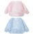 Little Dimsum Long Sleeves Toddler Weaning Bibs |Sleeved Baby Waterproof Feeding Coverall Set | Catching Food & Wipe Clean 6-36 Months(Duck&Sheep)