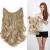Silk-Co hair extension with rubber band adjustable Secrets hair part synthetic extensions with cord invisible corrugated extensions for women honeyblond mix bleach 50cm 50 cm honey blonde bleach blonde