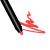 By The Clique Premium Long Lasting Matte Orange Red Lip Liner Pencil |On Fire Orange Red Ultra Wear Lip Liner On Fire | Orange