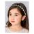 SWEETV Silver Flower Girl Headpiece for Wedding Crystal Baby Girl Headband Flower Crown Communion Hair Accessories for Birthday  Photography 01.Silver