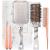 Detangle Hair Brush Set - Luxury Gifts for Women - Hairbrushes for Women - Detangling Blow Drying Straightening - Suitable for All Hair Types - Marble & Rose Gold by Lily England