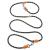 Petcooz dog leash 3m made of robust nylon reflective strong tow lines for medium -sized and large dogs training lines double linen with 2 carabiner 3M reflective