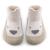 Toddler Sock Shoes Cute Baby First Walking Shoes Soft Sole with Grips for Boys Girls 12-18 Months Beige