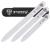 THREE SWORDS - Glass nail file Nail file in a set of 3 ground on both sides and washable - NEW