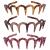 3 Pieces Plastic Zigzag Hairbands Headband Hair Accessories for Men Women