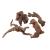 emours Natural Driftwood Branches Reptiles Aquarium Decoration Assorted Size Small 4 Pieces