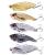 LURESMEOW Fishing Spoons Lures Blade Baits for Bass Spinner Spoon Blade Swimbait Fishing Lures for Freshwater Saltwater Metal VIB Hard Blade Bait Fishing Spoon Lures for Bass Walleye Trout