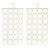 Bohue 2Pcs Bird Swings Stand Parrot Hanging Climbing Net 28 Laps of Climbing Net Bird Toys Cotton Rope Hammock Ladder Circle Swing Frame