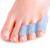 Povihome 10 Pack Pinky Toe Separator and Protectors, Toe Separators for Overlapping Toe, Curled Pinky Toes Separate and Protect - Spacers for Morton's Neuroma Pain Relief