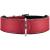 HUNTER BASIC dog collar coated split leather imitation leather simple robust weather-resistant 55 (M) red 55 (M) red