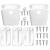 Cooler Hinge and Latch and Screws Kit, High Strength Cooler Latch Replacement Parts. Ice Chest Plastic Hinges, Latch Posts, and Screws, The Best Option for Repairing and Replacing Cooler Parts.