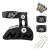 MUQZI Chain Guide, Aluminum Alloy Bike Chain Guide Mountain Bike Chain Deflectors Adjustable MTB Cycle Single Crankset Bicycle Chain Protector Black