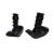 Stander Replacement Ski Glides, Compatible with the EZ Fold-N-Go Walker and the Able Life Space Saver Walker, Black, Set of 2 2 Count (Pack of 1)