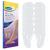 Gel Arch Support Pads Plantar Fasciitis Shoe Inserts Insole 6 Pairs Adhesive High Arch Pad Flat Feet Shoe Inserts Arch Cushions for Relieve Pressure and Foot Pain One Size Unisex (Clear) 6 Clear