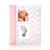 Pearhead First 5 Years Chevron Baby Memory Book with Clean-Touch Baby Safe Ink Pad to Make Baby's Hand or Footprint Included, Pink Pink Chevron Babybook