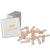 HAARallerliebst hair clips rectangular small (20 pieces | beige | 3.9 cm) including box for storage (box color: white)