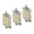 SIEMENS - x3 pieces NH fuse link NH000 50A combination indicator