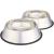 Amazon Basics Stainless Steel Dog Bowl Two-Pack Bowl