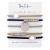By Lilla Marble Mini Stack Ponytails Hair Ties and Bracelets - Set of 5 Hair Tie Bracelets - Hair Ties for Women - No Crease Hair Ponytails & Women s Bracelets (Pearl/Black/Gray/Starfish)