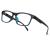 Blue Light Blocking Glasses for Men/Women Anti-Fatigue Computer Monitor Gaming Glasses Prevent Headaches Gamer Glasses Black/Blue 0.0 Diopters