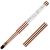 YCYAN 1Pcs Oval UV Gel Nail Brush Rhinestone Handle Professional Nail Art Tools Size 8 Rose Gold