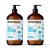 Everyone 3-in-1 Soap, Body Wash, Bubble Bath, Shampoo, 32 Ounce (Pack of 2), Unscented, Coconut Cleanser with Organic Plant Extracts and Pure Essential Oils Unscented 32 Ounce, 2 Count