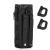 Upgraded Sports Water Bottles Pouch Bag Tactical Drawstring Molle Water Bottle Holder Tactical Pouches Travel Mesh Water Bottle Bag Tactical Hydration Carrier Black-1Pack