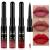 evpct 3Pcs Ruby Red Nude Pink Mauve Matte Liquid Lipstick and Lip Liner Stain Sets for Women DNM Long Lasting 24 Hours Stay on Matte Lipstick labiales matte larga duracion 24 mate 24 horas originales 3 Count (Pack of 1) ...