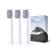JTF Sonic Smart Toothbrush Genuine Gentle Brush Heads 3 Pack White P200