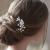 Jakawin Bride Wedding Hair Comb Crystal Bridal Hair Accessories Hair Piece for Women and Girls HC042 (Silver)