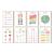 Meinbaby123 Pedagogical learning posters Learning posters |Pictures of children's room |8 Set A4 Poster Set |Alphabet ABC Numbers |Preschool elementary school |Wall poster Premium (learning poster - 8th set)